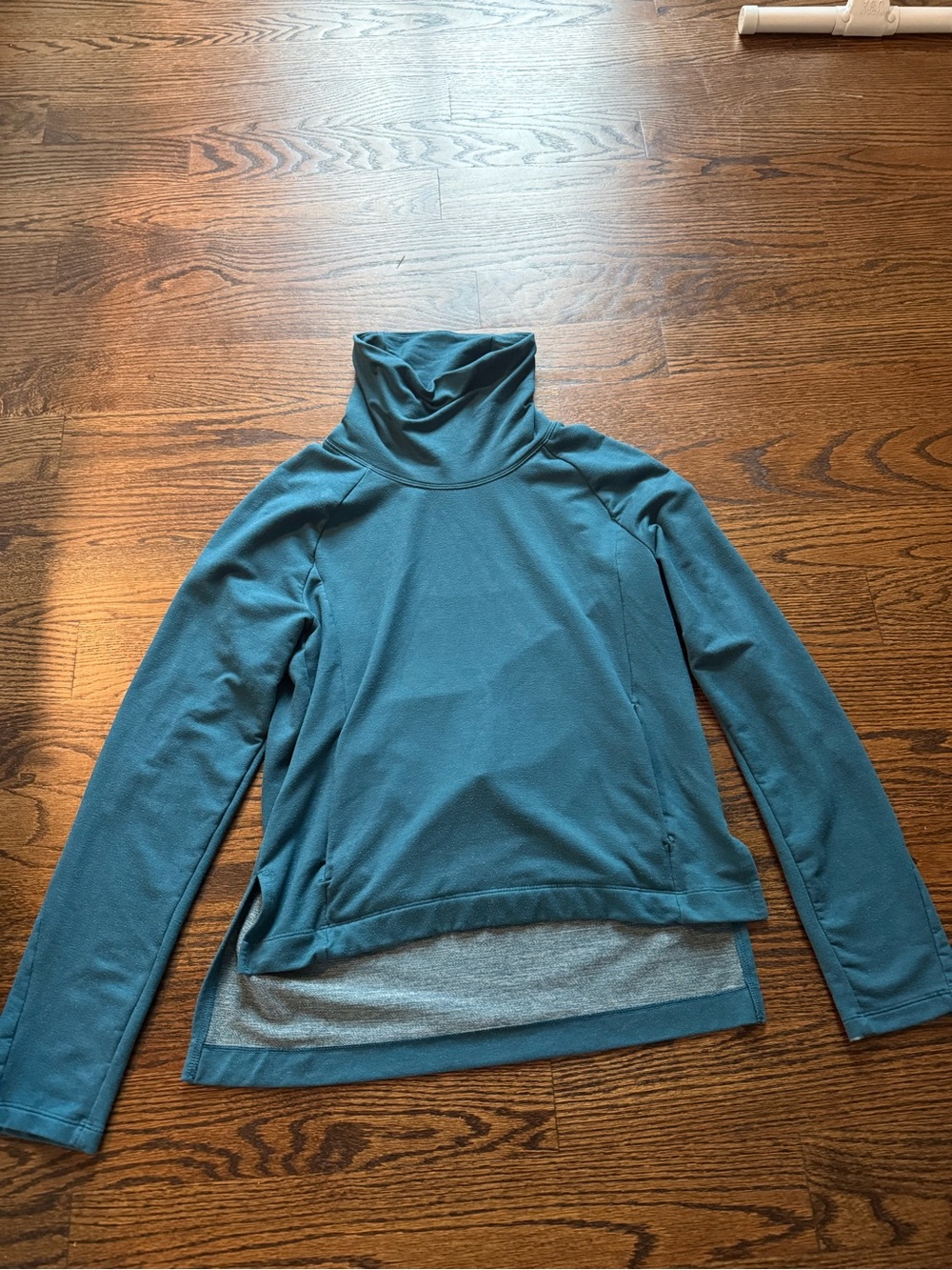 adidas Teal Cowl Neck Lightweight Pullover